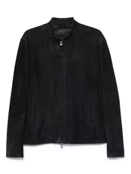Замшевая куртка Emporio Armani, синий