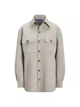 Замшевая куртка Greeleigh Ralph Lauren Collection, серый