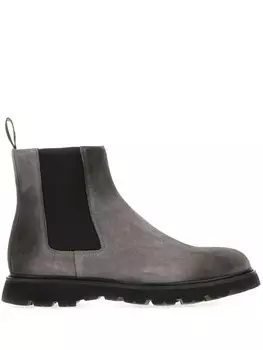 Замшевые ботильоны Doucal's, серый