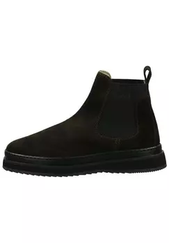 Замшевые ботильоны GANT, цвет Espresso