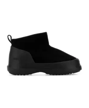 Замшевые ботильоны Moon Boot, черный