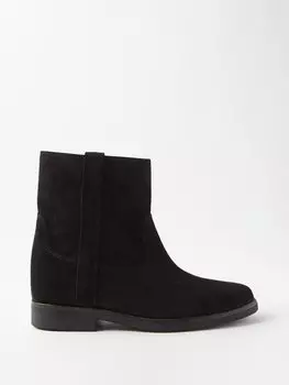 Замшевые ботильоны susee Isabel Marant, черный