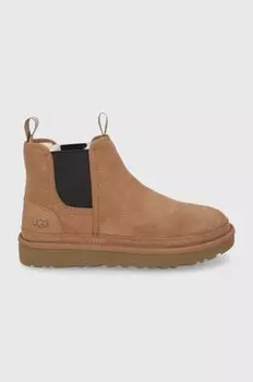 Замшевые ботинки челси Ugg, коричневый