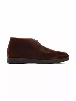 Замшевые ботинки Kiton, коричневый