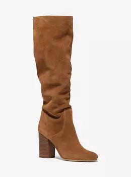 Замшевые ботинки Leigh Michael Kors