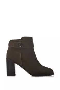 Замшевые ботинки на каблуке 'Maricella' Moda In Pelle, зеленый