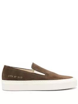 Замшевые кроссовки Common Projects, коричневый