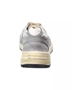 Замшевые кроссовки Golden Goose Running Dad, серый