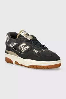 Замшевые кроссовки New Balance, черный