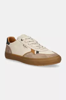 Замшевые кроссовки Pepe Jeans PMS31053, бежевый