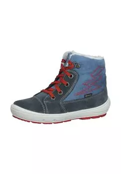 Замшевые кроссовки superfit, цвет Blau Rot