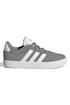 Замшевые кроссовки VL Court 3 0 Adidas Sportswear, белый