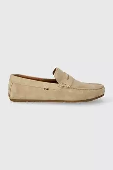 Замшевые мокасины CASUAL SUEDE DRIVER Tommy Hilfiger, бежевый
