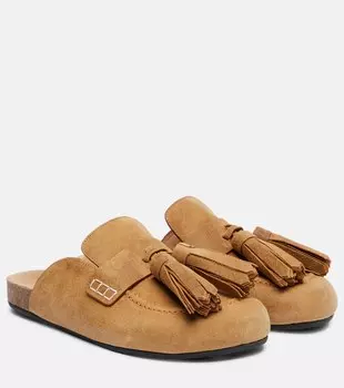 Замшевые мюли JW Anderson, Rust