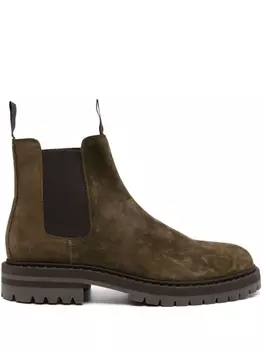 Замшевые Сапоги Chelsea Common Projects, зеленый