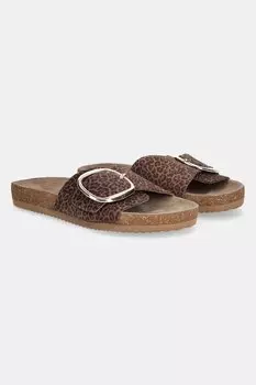 Замшевые шлепанцы Answear.Lab, коричневый
