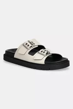 Замшевые шлепанцы Suede Suede Copenhagen, бежевый