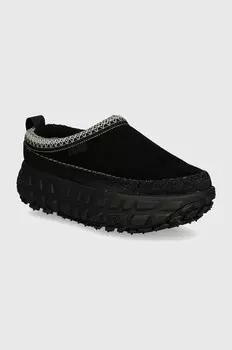 Замшевые шлепанцы UGG Venture Daze, черный