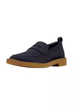 Замшевые тапочки Clarks, синий