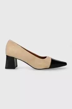 Замшевые туфли ALTEA Vagabond Shoemakers, бежевый