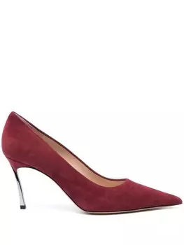 Замшевые туфли Casadei, красный
