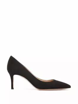 Замшевые туфли Gianvito 70 Gianvito Rossi, черный