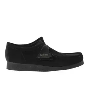 Замшевые туфли Wallabee Clarks, черный