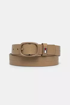 Замшевый ремень Tommy Jeans, зеленый