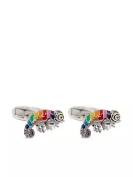 Запонки-хамелеоны Paul Smith, серебряный
