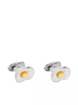 Запонки Paul Smith Fried Egg, серебряный