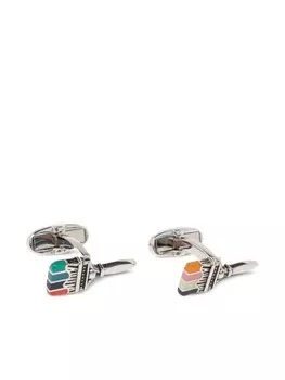 Запонки Paul Smith Paint Brush, серебряный