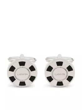 Запонки с логотипом Lanvin, серебряный