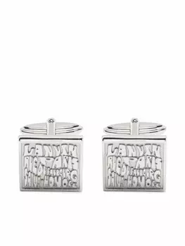 Запонки с логотипом Lanvin, серебряный
