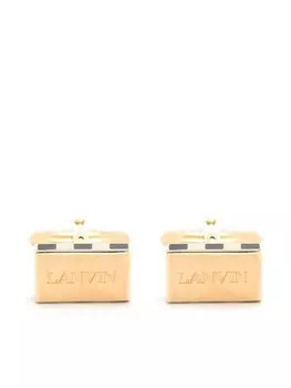 Запонки с логотипом Lanvin, золотой