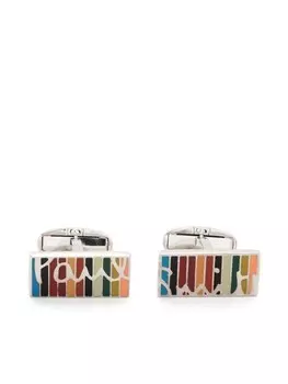 Запонки с логотипом Paul Smith, серебряный