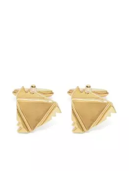 Запонки с вырезами Lanvin, золотой