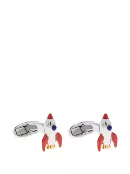 Запонки в форме ракеты Paul Smith, серебяный