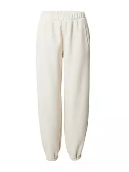 Зауженные брюки Abercrombie & Fitch ESSENTIAL SUNDAY, крем