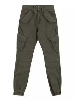 Зауженные брюки ALPHA INDUSTRIES, темно-серый