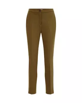Зауженные брюки-чиносы WE Fashion, оливковый