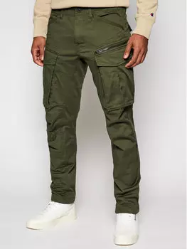 Зауженные брюки G-Star Raw, зеленый