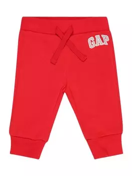 Зауженные брюки Gap, красный