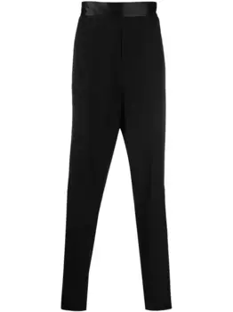 Зауженные брюки GIORGIO ARMANI, черный