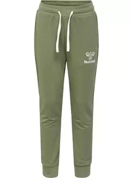 Зауженные брюки Hummel, цвет Grass Green