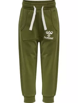 Зауженные брюки Hummel, оливковое