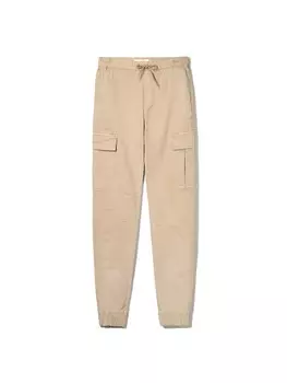Зауженные брюки-карго Bershka, кэмел