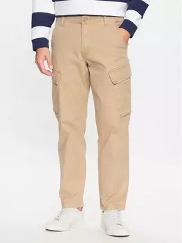 Зауженные брюки Levi's, бежевый