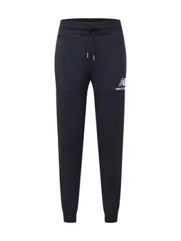 Зауженные брюки New Balance Essentials, черный