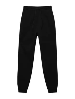 Зауженные брюки Pull&Bear, черный