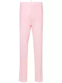 Зауженные брюки строгого кроя DSQUARED2, розовый
